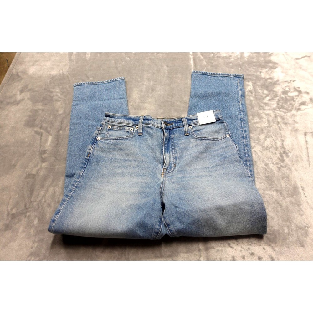J.Crew Women's Size 28 Eliz Wash 1996 Semi Stretch High Rise Straight Jeans NWT